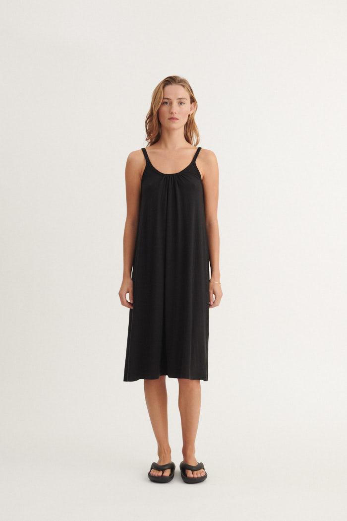 Basic Apparel Jo Strap Dress Kjoler 001 Black